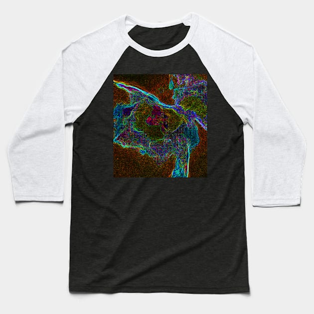 Black Panther Art - Glowing Edges 102 Baseball T-Shirt by The Black Panther